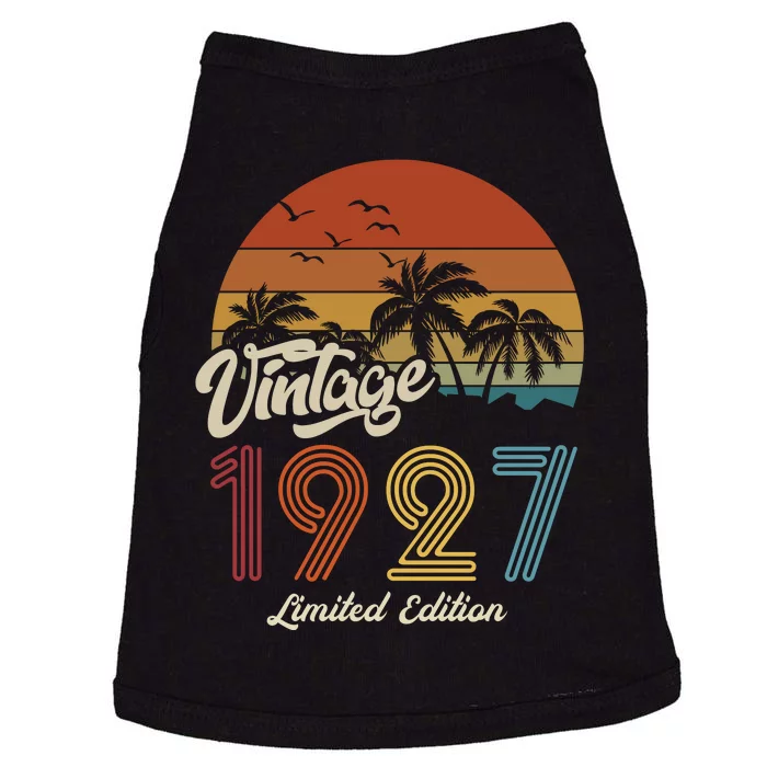 96th Birthday Vintage Limited Edition 1927 Doggie Tank