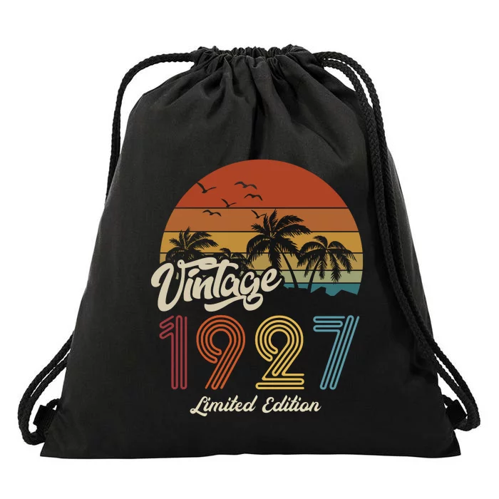 96th Birthday Vintage Limited Edition 1927 Drawstring Bag