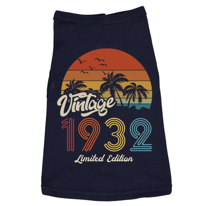 91st Birthday Vintage Limited Edition 1932 Doggie Tank