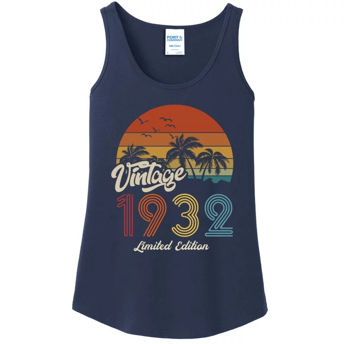 91st Birthday Vintage Limited Edition 1932 Ladies Essential Tank