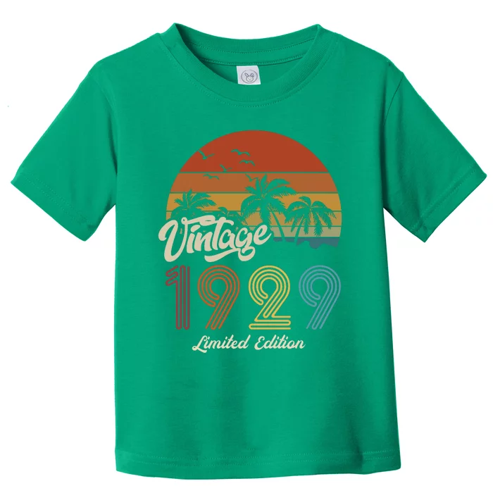 94th Birthday Vintage Limited Edition 1929 Toddler T-Shirt