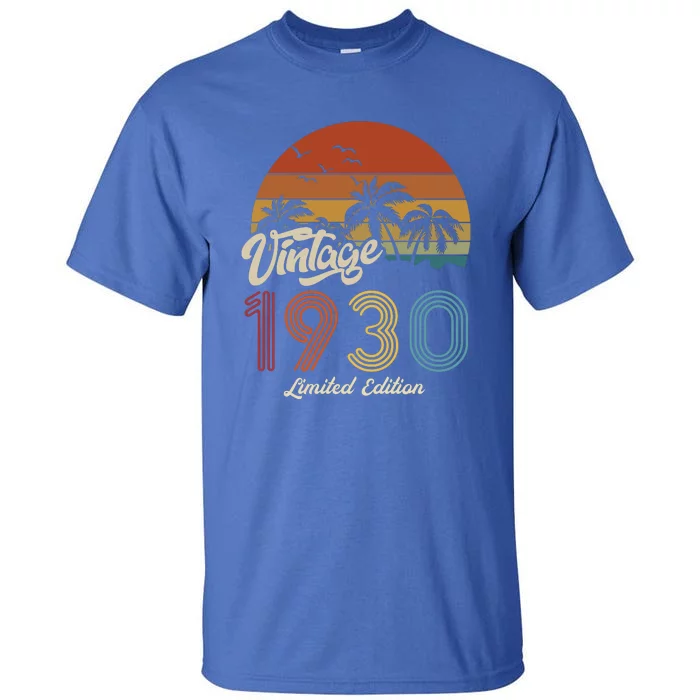 93rd Birthday Vintage Limited Edition 1930 Tall T-Shirt