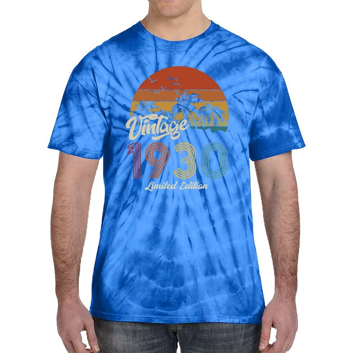 93rd Birthday Vintage Limited Edition 1930 Tie-Dye T-Shirt