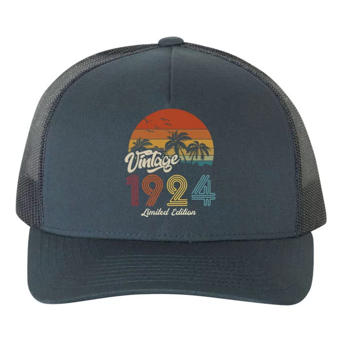 99th Birthday Vintage Limited Edition 1924 Yupoong Adult 5-Panel Trucker Hat