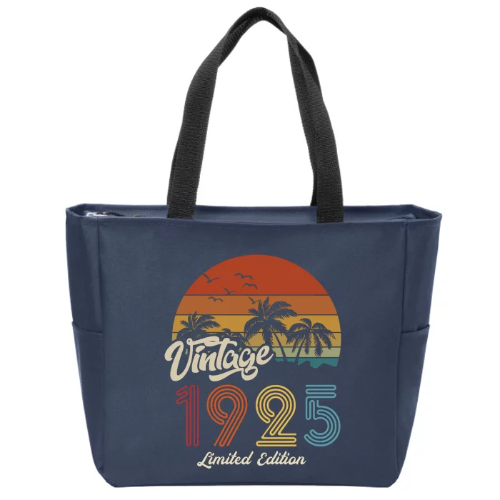 98th Birthday Vintage Limited Edition 1925 Zip Tote Bag