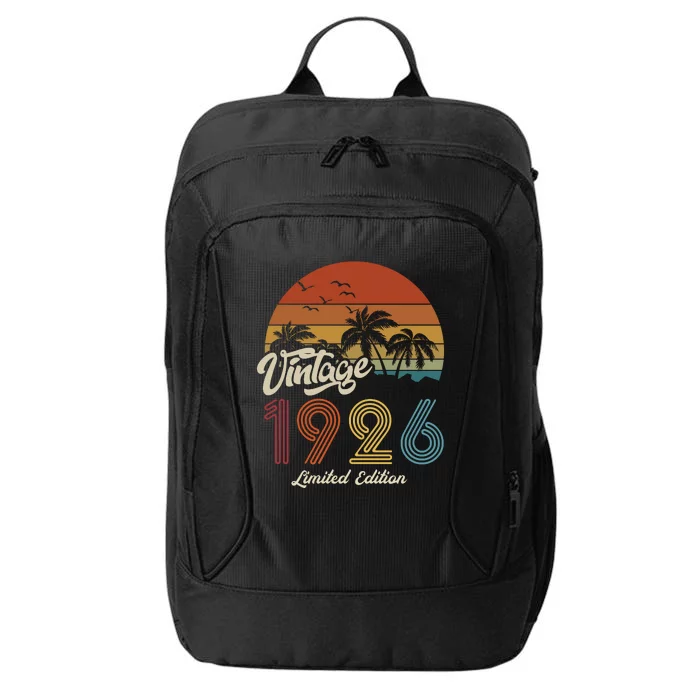 97th Birthday Vintage Limited Edition 1926 City Backpack