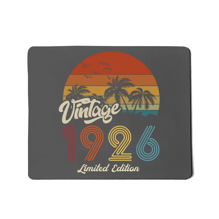 97th Birthday Vintage Limited Edition 1926 Mousepad