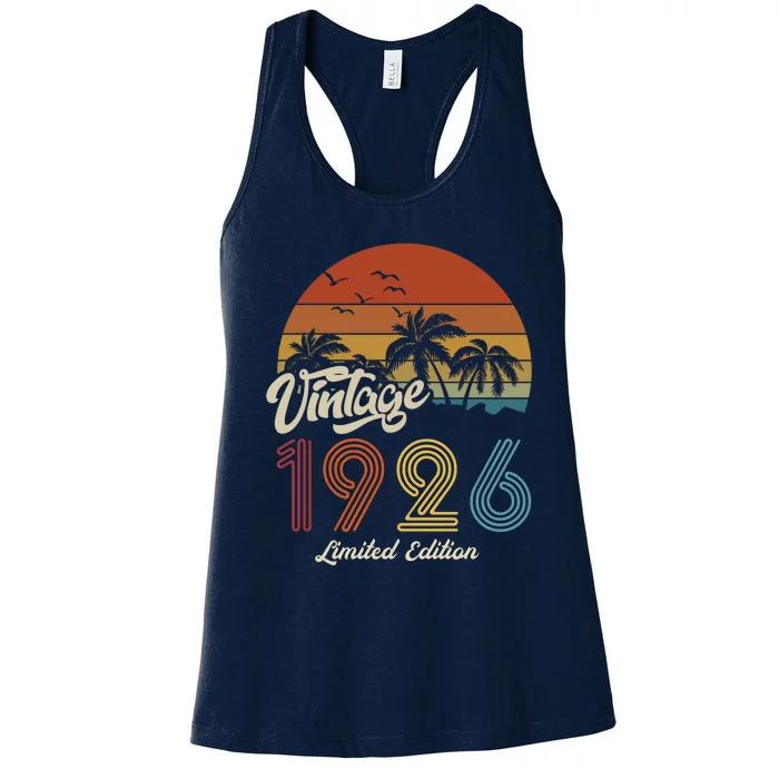 97th Birthday Vintage Limited Edition 1926 Women's Racerback Tank