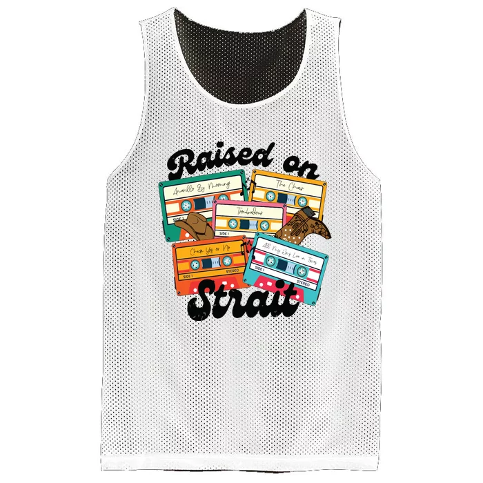 90s Country Music Raised On Mesh Reversible Basketball Jersey Tank