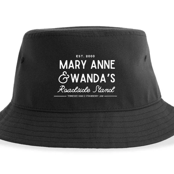 90’s Country Mary Anne And Wanda’s Road Stand Funny Earl Sustainable Bucket Hat