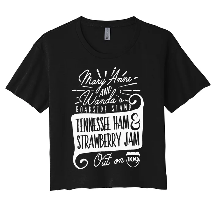 90s Country Mary Anne And Wanda Road Side Stand Earl Women's Crop Top Tee