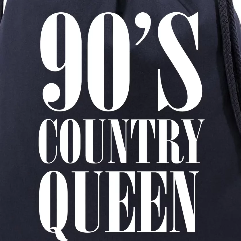 90s Country Queen Drawstring Bag