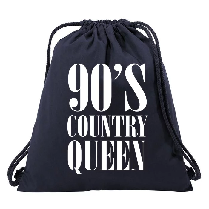 90s Country Queen Drawstring Bag