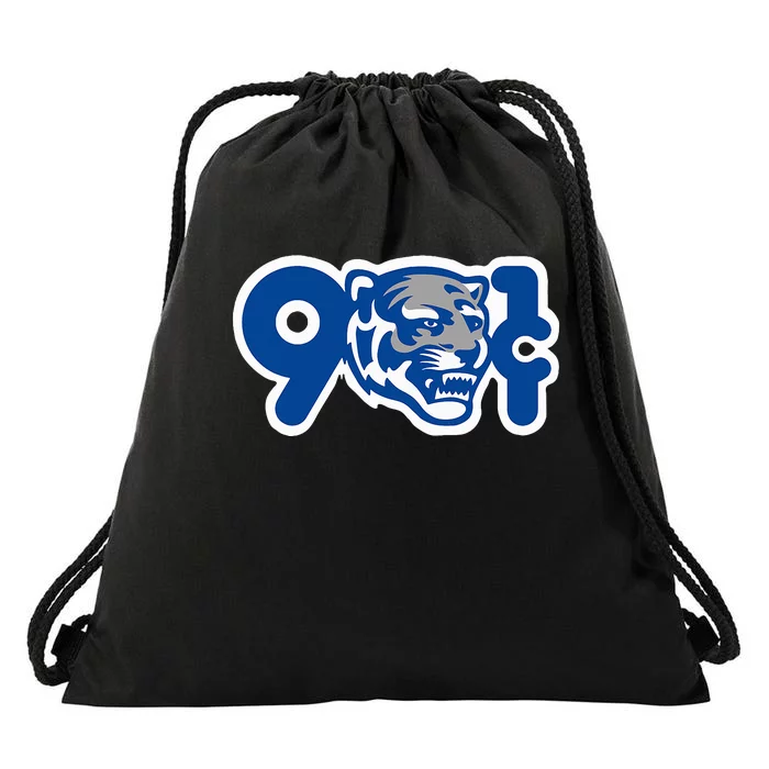 901 Cent Tigers Memphis Basketball Drawstring Bag