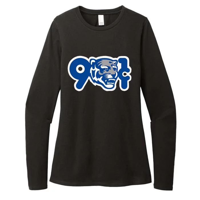 901 Cent Tigers Memphis Basketball Womens CVC Long Sleeve Shirt