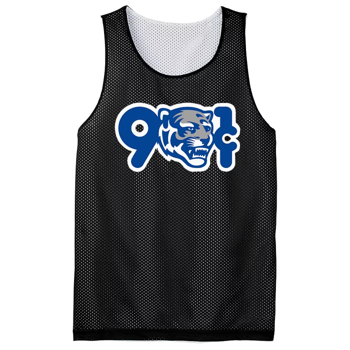 901 Cent Tigers Memphis Basketball Mesh Reversible Basketball Jersey Tank