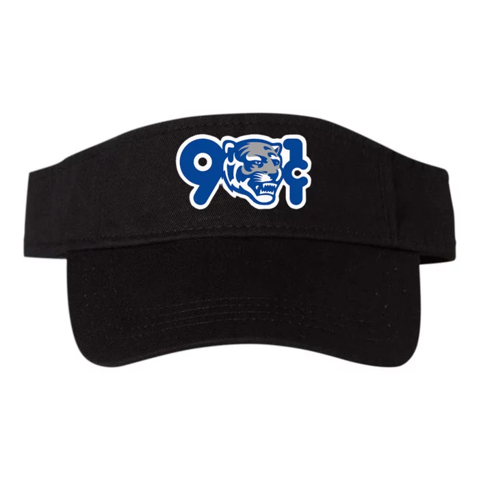 901 Cent Tigers Memphis Basketball Valucap Bio-Washed Visor