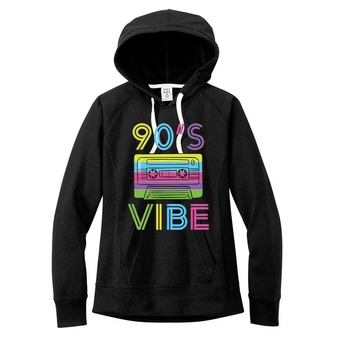 90S Cassette Vibe Retro Vintage Women's Fleece Hoodie