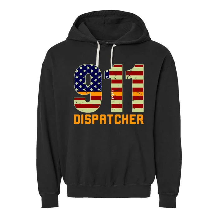 911 Dispatcher Garment-Dyed Fleece Hoodie