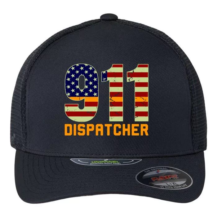 911 Dispatcher Flexfit Unipanel Trucker Cap