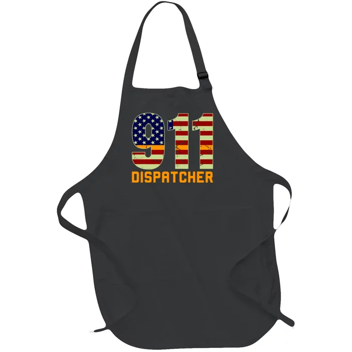 911 Dispatcher Full-Length Apron With Pocket