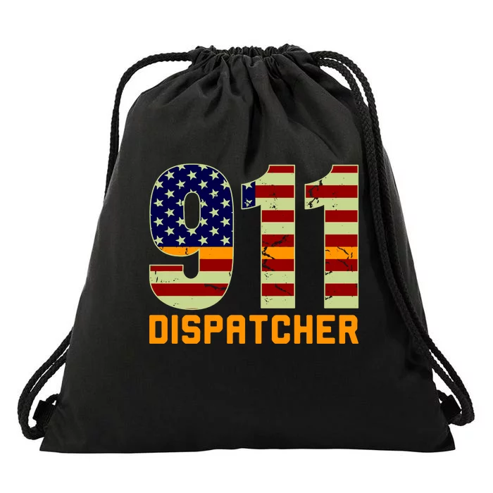 911 Dispatcher Drawstring Bag