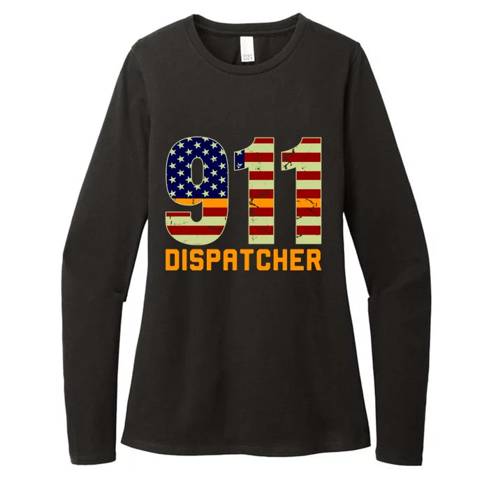 911 Dispatcher Womens CVC Long Sleeve Shirt