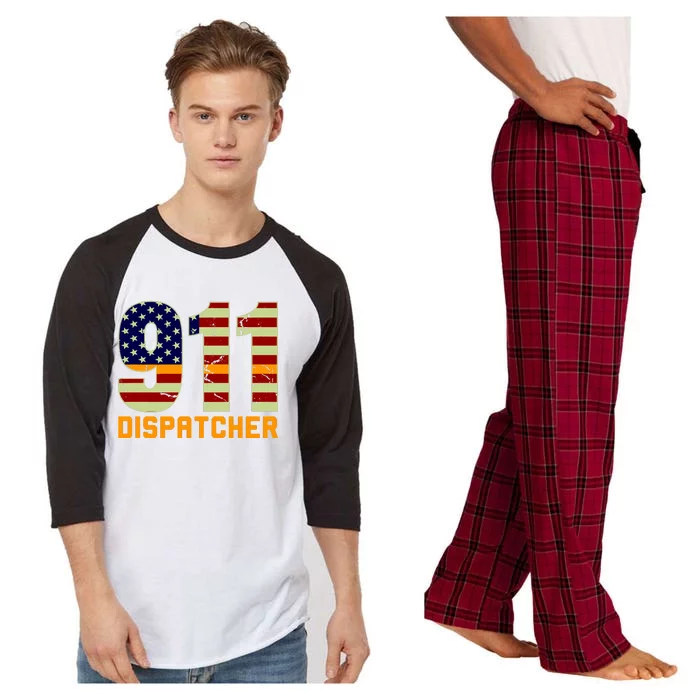 911 Dispatcher Raglan Sleeve Pajama Set