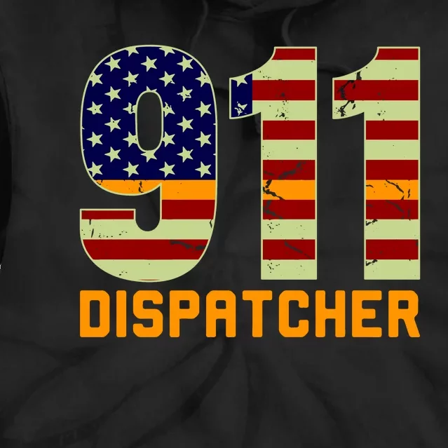 911 Dispatcher Tie Dye Hoodie