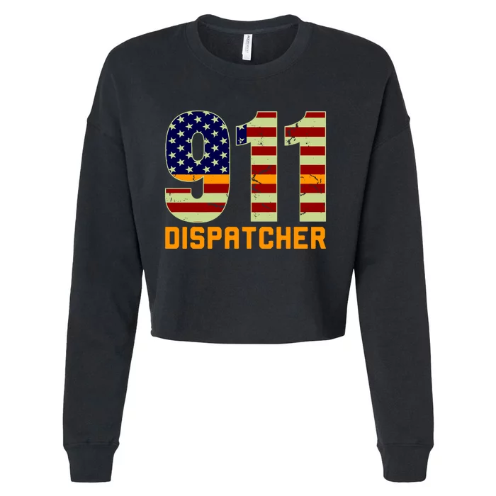 911 Dispatcher Cropped Pullover Crew