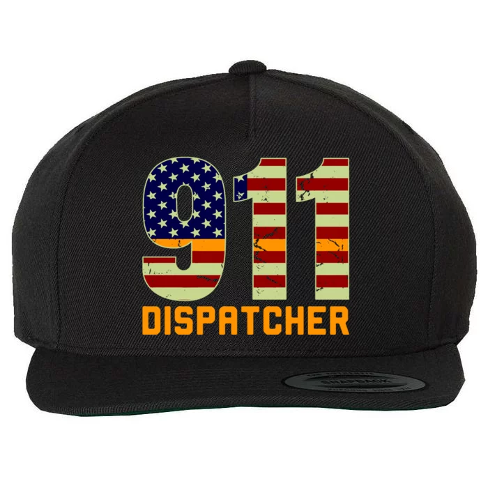 911 Dispatcher Wool Snapback Cap