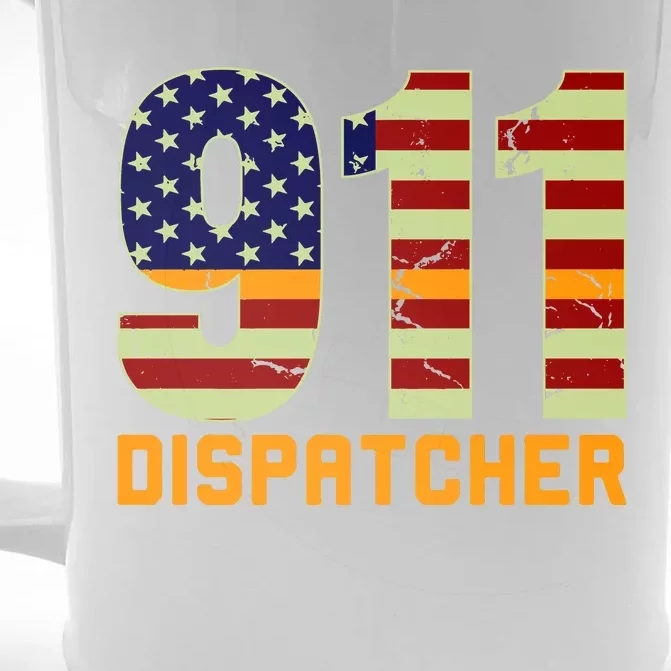 911 Dispatcher Front & Back Beer Stein