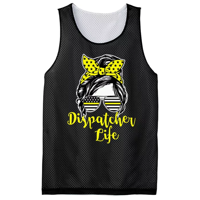 911 Dispatcher Life Female Operator Emergency Mesh Reversible Basketball Jersey Tank