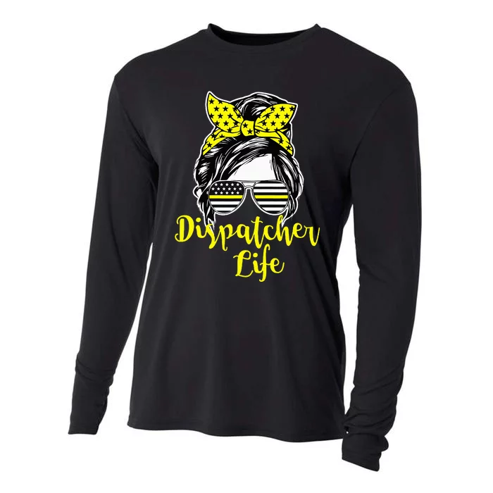 911 Dispatcher Life Female Cooling Performance Long Sleeve Crew