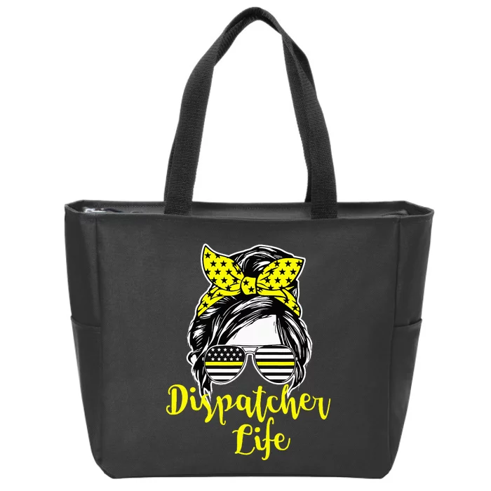 911 Dispatcher Life Female Zip Tote Bag