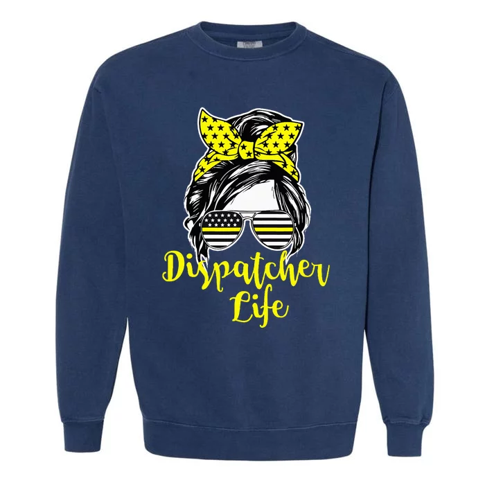 911 Dispatcher Life Female Garment-Dyed Sweatshirt