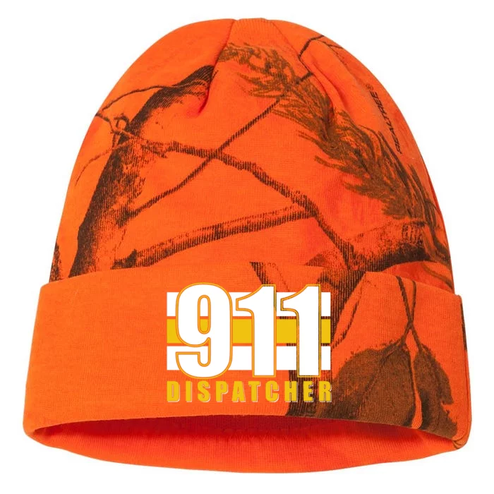 911 Dispatcher Thin Gold Line Kati - 12in Camo Beanie