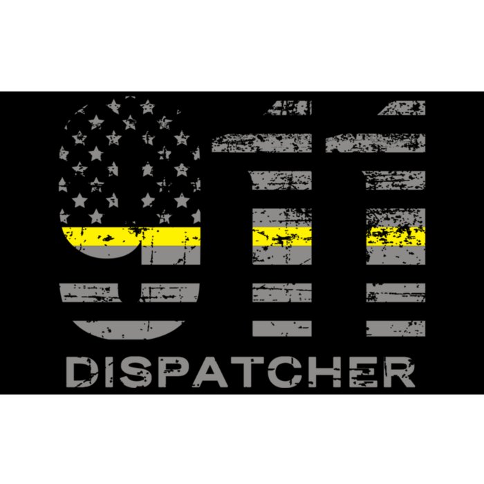 911 Dispatcher Thin Yellow Line Flag Hoodie Bumper Sticker