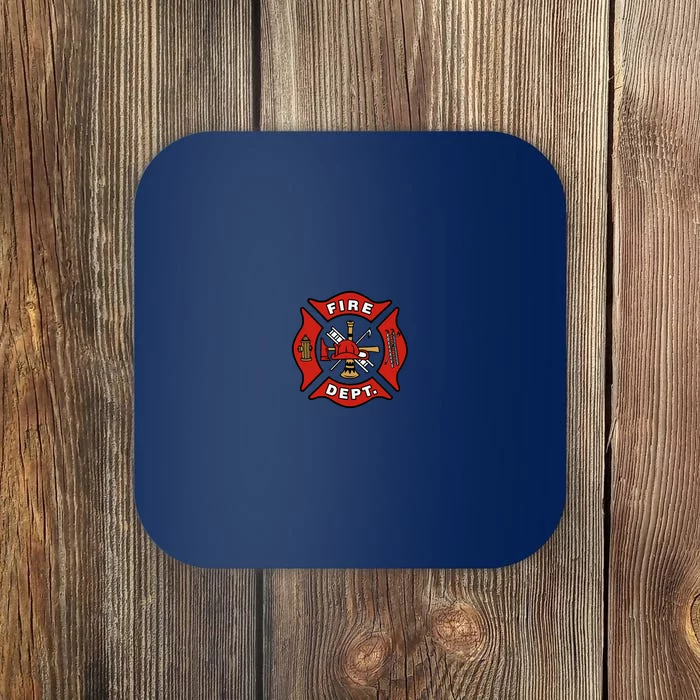 9/11 Fire Department Pocket Logo FDNY 20TH Anniversary Back & Front Coaster