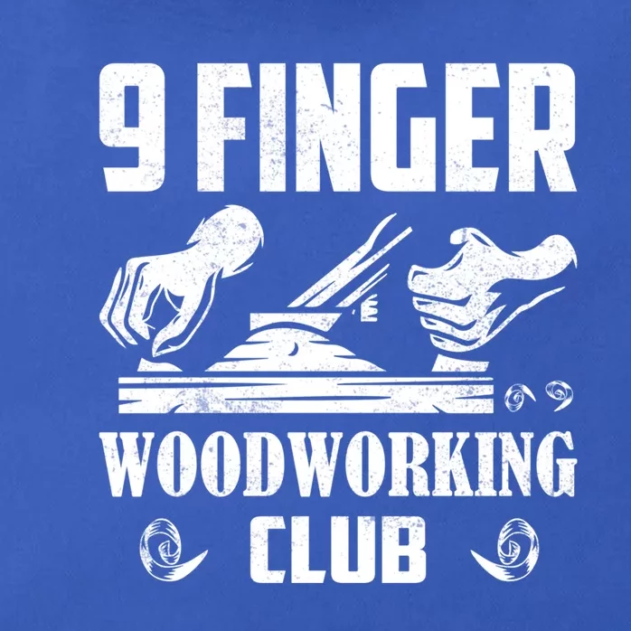 9 Finger Woodworking Club Woodworker Carpenter Gift Zip Tote Bag