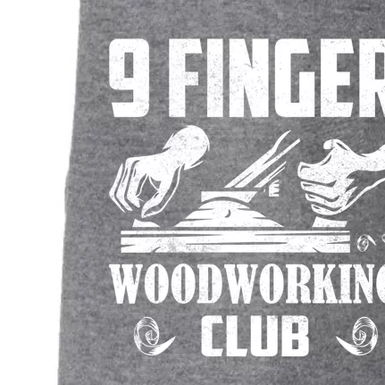 9 Finger Woodworking Club Woodworker Carpenter Gift Doggie 3-End Fleece Hoodie