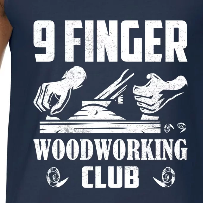 9 Finger Woodworking Club Woodworker Carpenter Gift Comfort Colors® Tank Top