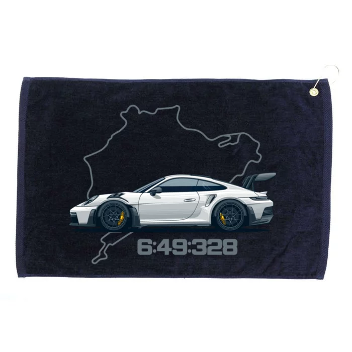 992 Gt3 Rs Nordschleife Grommeted Golf Towel