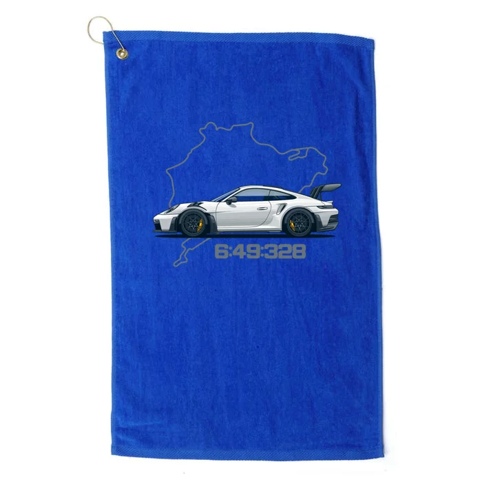 992 Gt3 Rs Nordschleife Platinum Collection Golf Towel