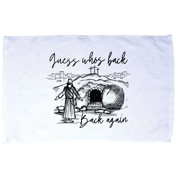 90s Guess WhoS Back Again Vintage Funny Jesus Microfiber Hand Towel