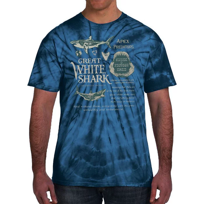 90S Great White Shark Tie-Dye T-Shirt