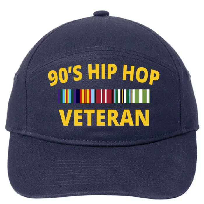 90s Hip Hop Veteran 7-Panel Snapback Hat