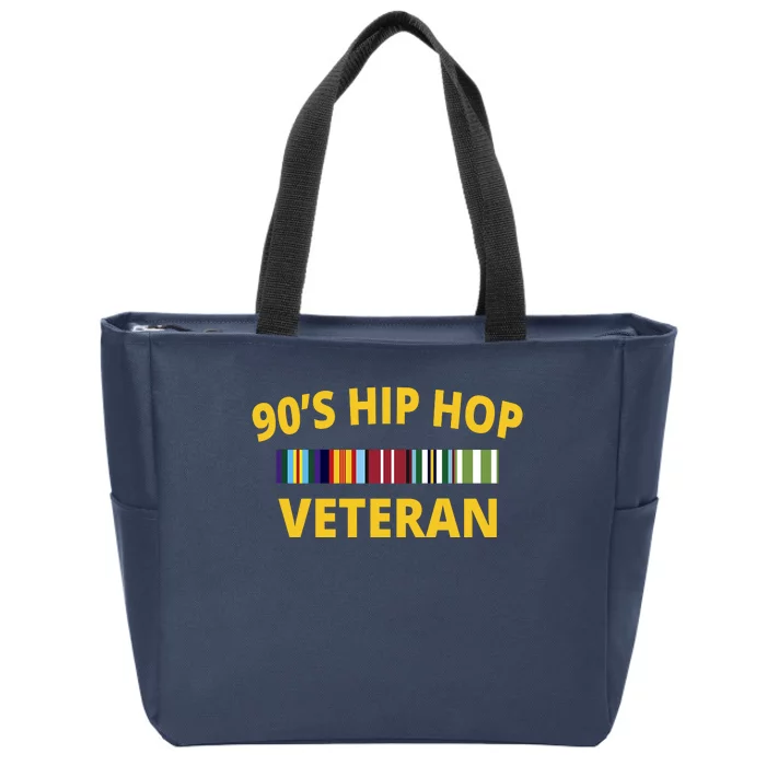 90s Hip Hop Veteran Zip Tote Bag