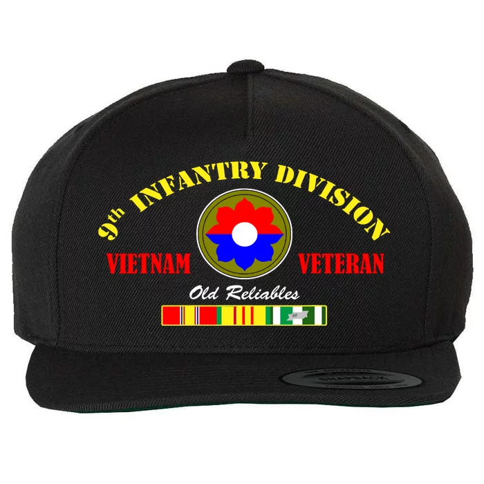 9th Infantry Division Vietnam Veteran Old Reliables Veteran Wool Snapback Cap