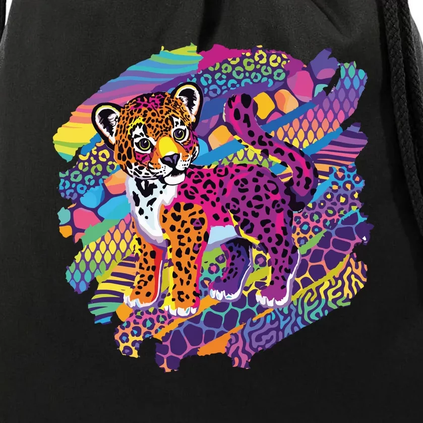 90s Inspired Tiger Drawstring Bag